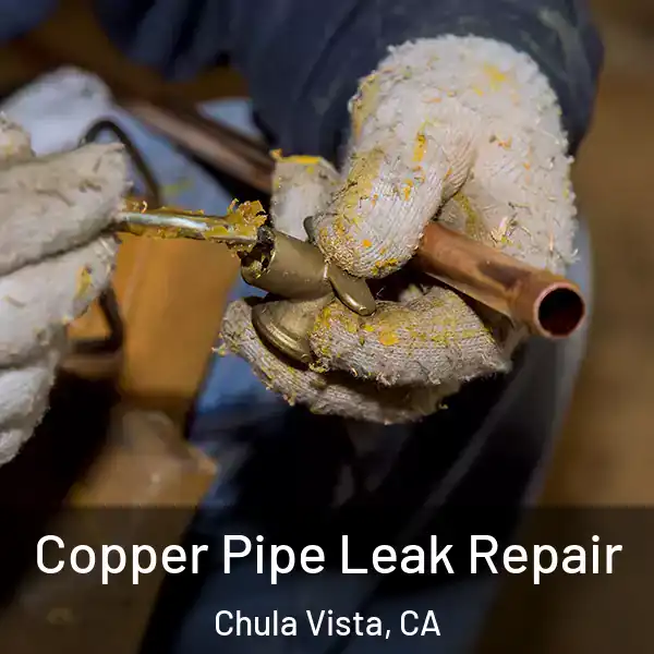  Copper Pipe Leak Repair Chula Vista, CA